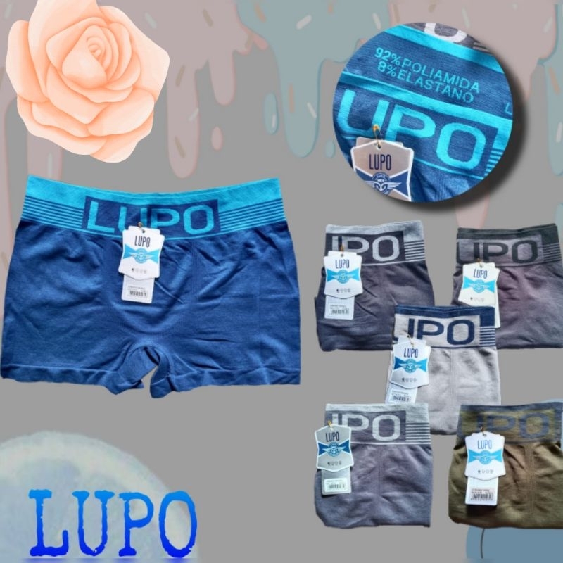 CELANA DALAM BOXER LAKI-LAKI LUPO RAJUT PREMIUM