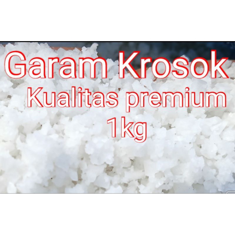 

Garam krosok premium 1kg | garam ikan | garam kasar | garam murni | garam kualitas premium kemasan 1 kg