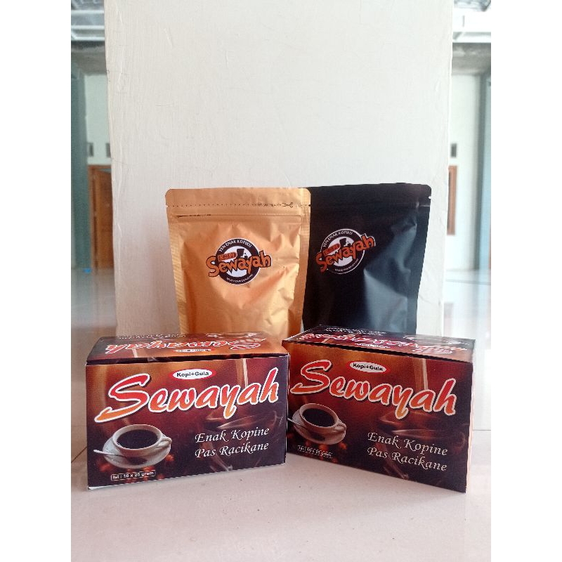 

Kopi Original Sewayah Kemasan Kopi Sachet plus Gula