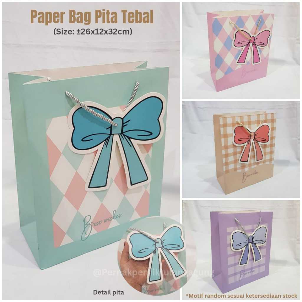 

Paper Bag Pita Tebal - Paper Bag Pastel