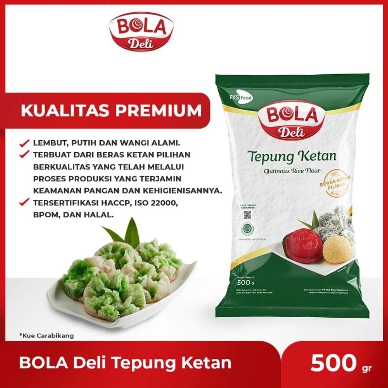 

Tepung Ketan Bola deli 500gr