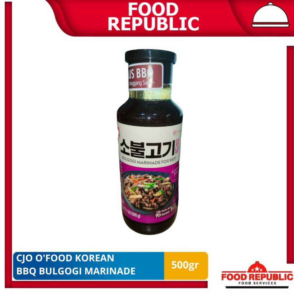 

SAUCE MARINADE BEEF BULGOGI 500 GR CHUNG JUNG ONE - SAUS MARINASI BBQ