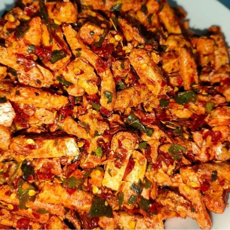 

Basreng Pedas Daun Jeruk,Basreng Pedas Bumbu Melimpah