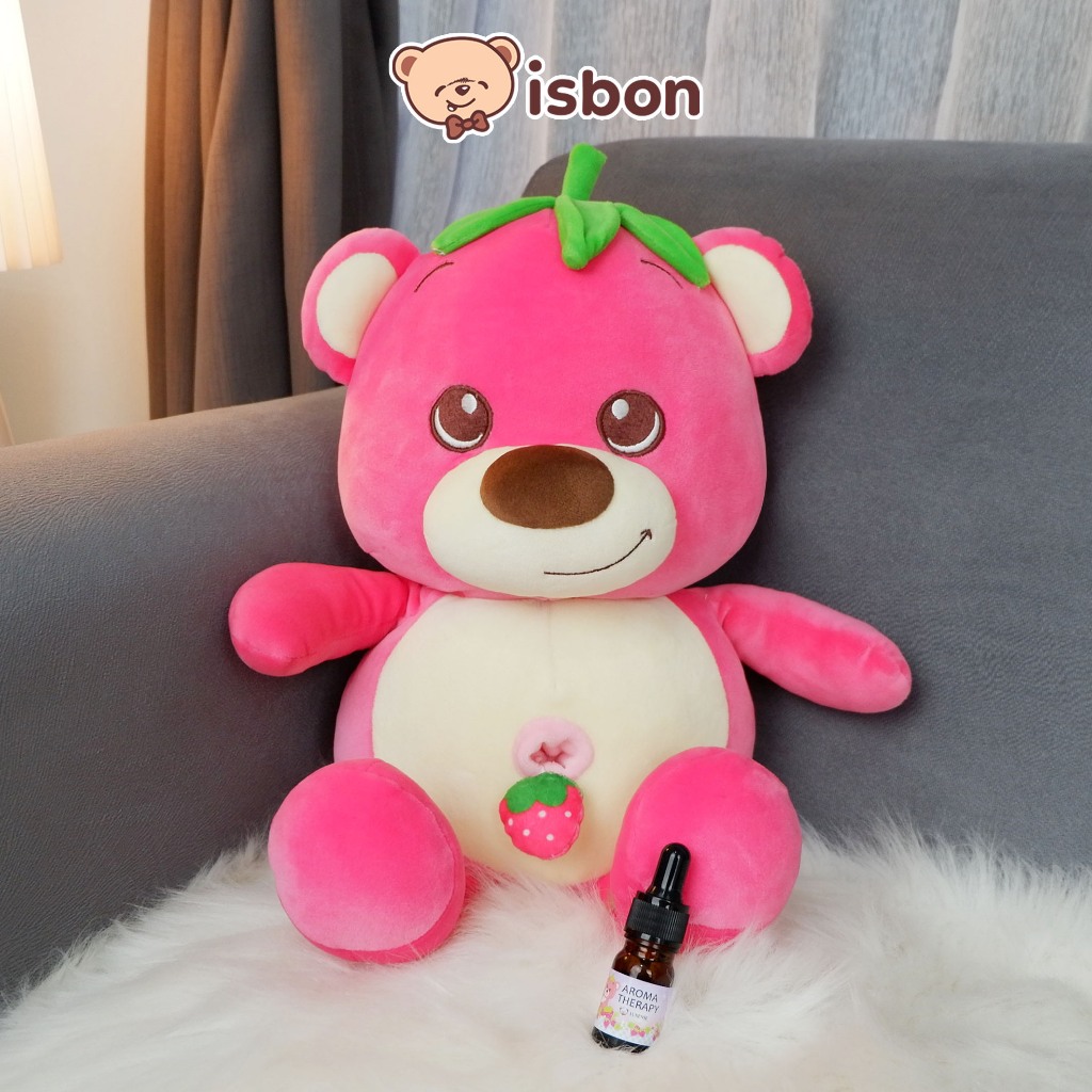 ISTANA BONEKA Floopy Berry Beruang Pink Mainan Anak Hadiah Ulang Tahun Spesial Premium