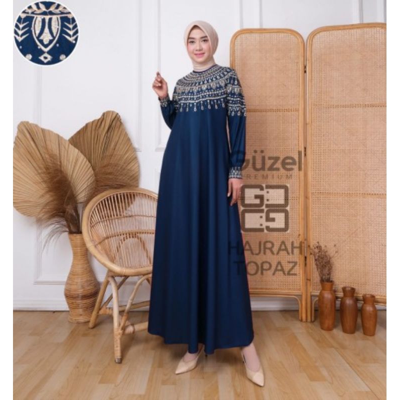 READY Gamis Hajrah Topaz Ori Guzel kualitas premium