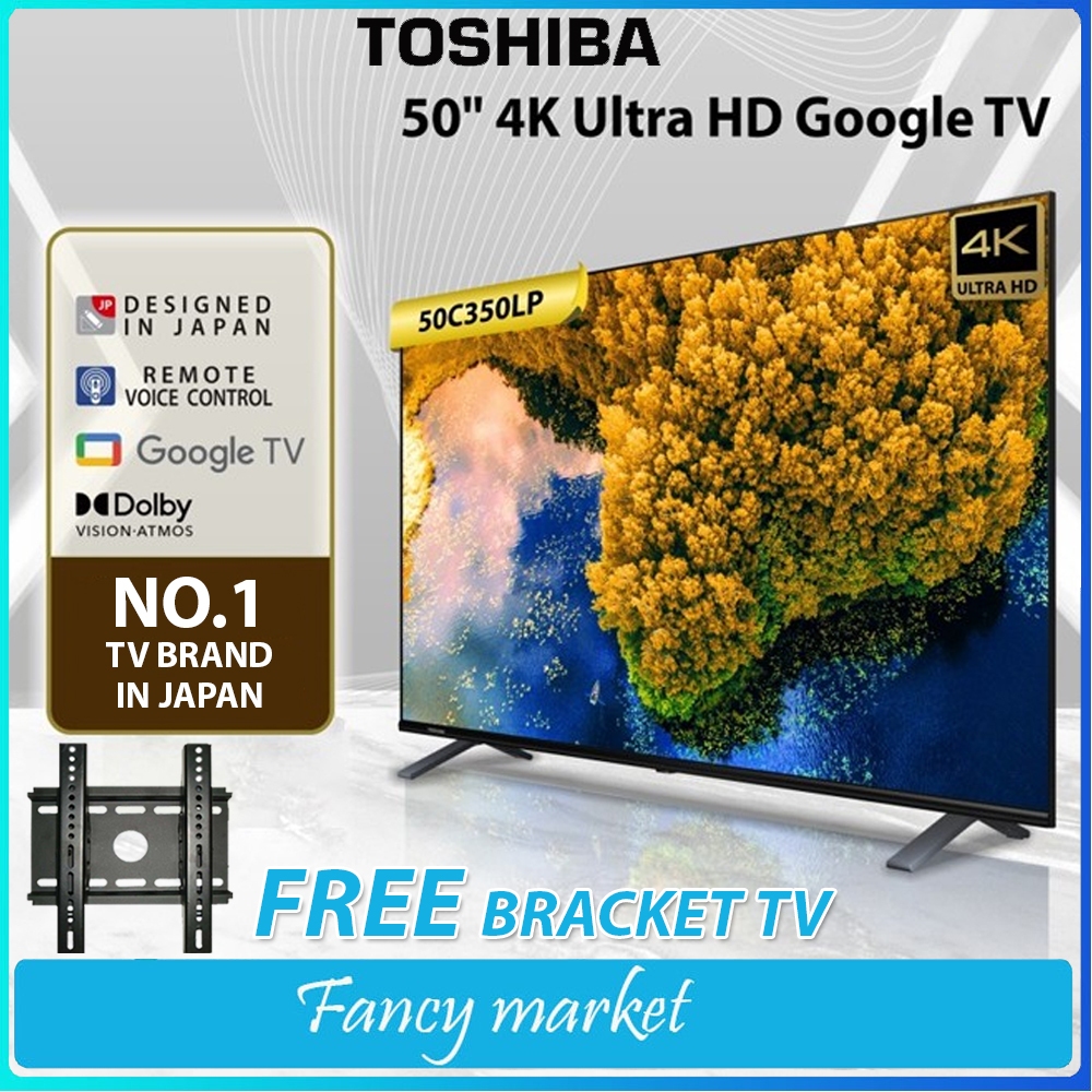 UHD ANDROID TV 4K GOOGLE TV TOSHIBA 50C350LP 50 inch - GARANSI RESMI