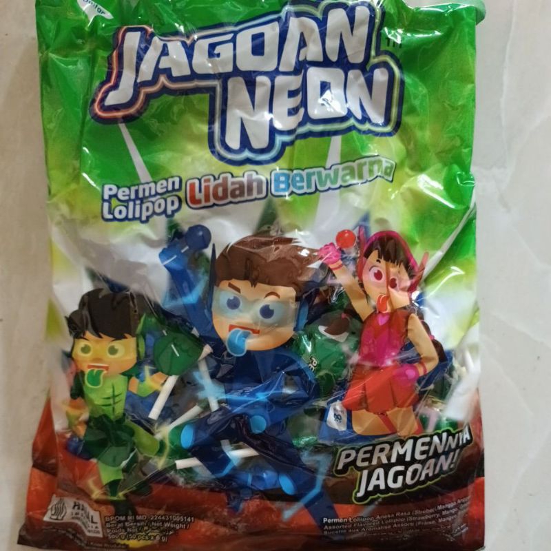 

Jagoan Neon Lollipop isi 50 pcs