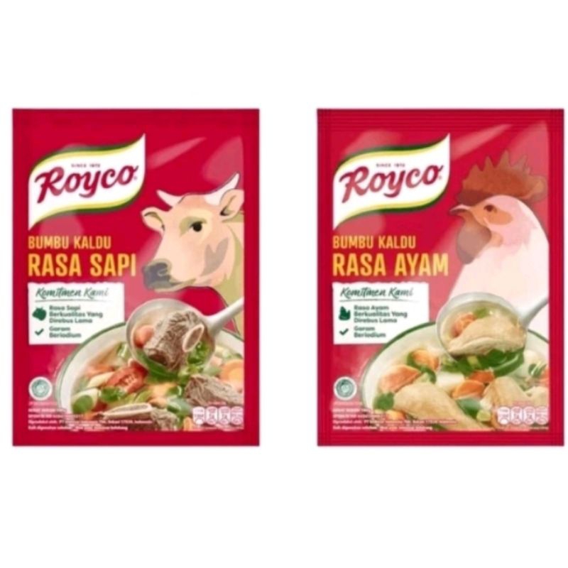 

Royco rasa ayam dan sapi kemasan 94gr