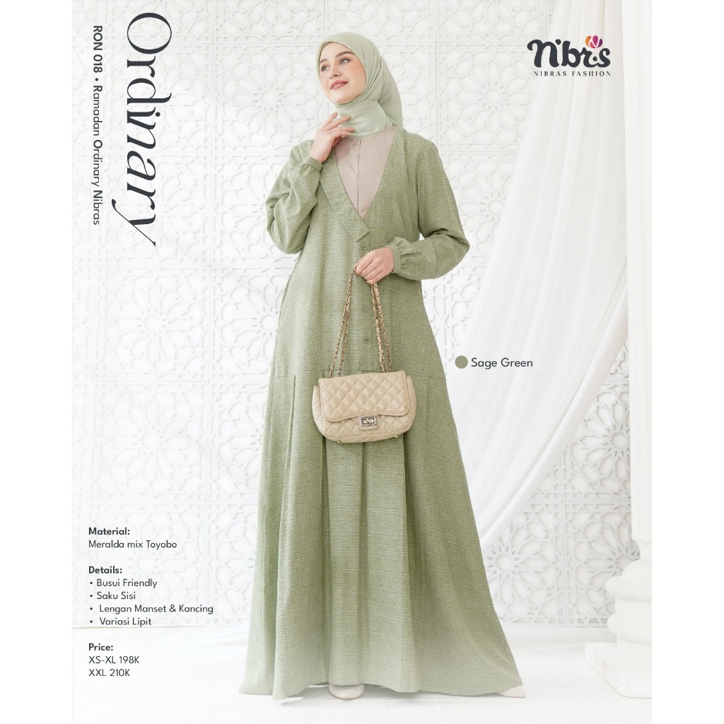 BAJU GAMIS DEWASA POLOS BY NIBRAS ORI / GAMIS RON NIBRAS ORI / BUSANA MUSLIM GAMIS DEWASA NIBRAS ORD