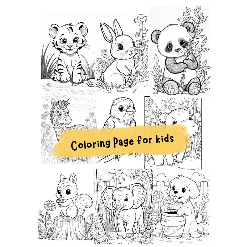 

Lembar Mewarnai Anak A4 1000 / lembar