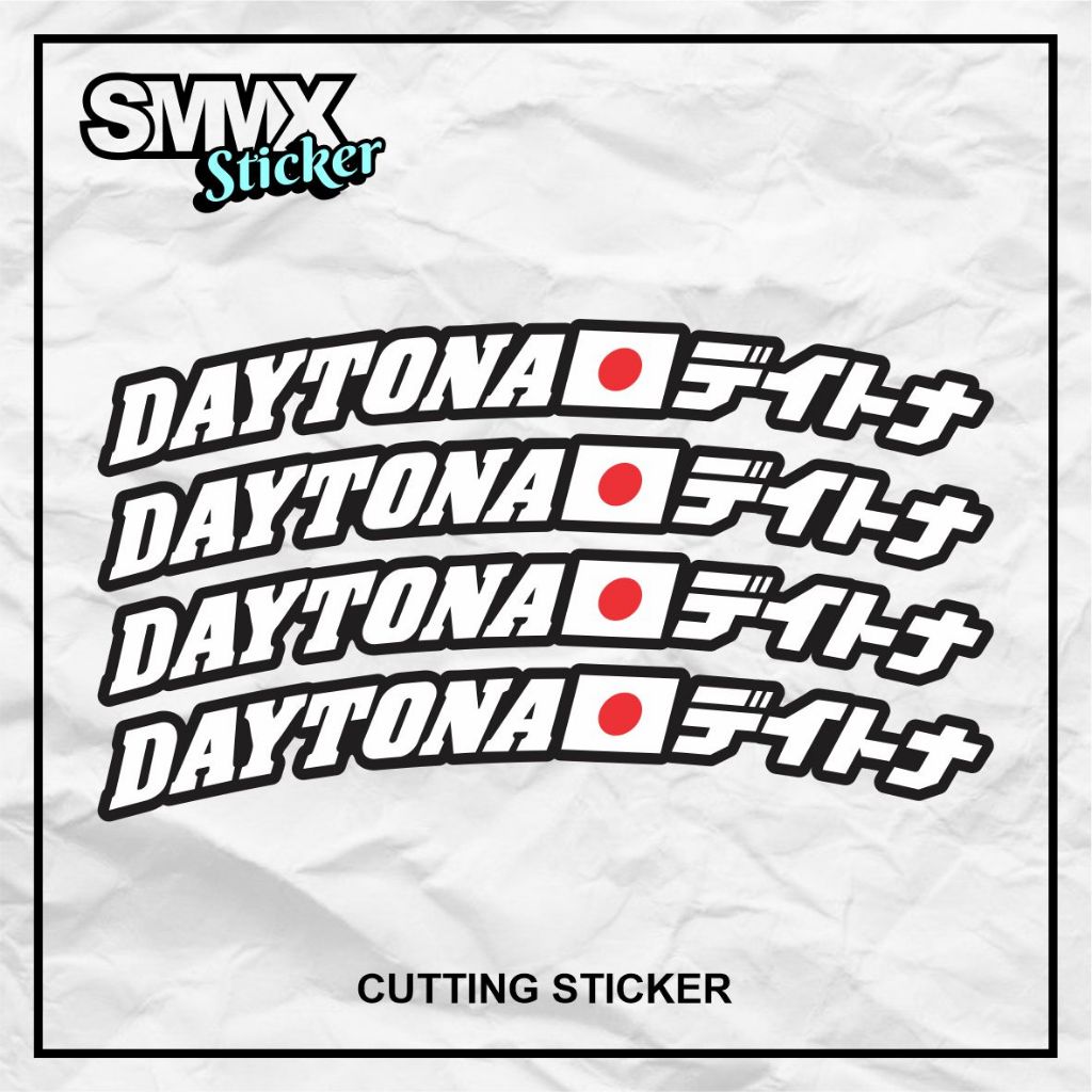 Cutting Sticker Velg Daytona Ring 14 Ring 17