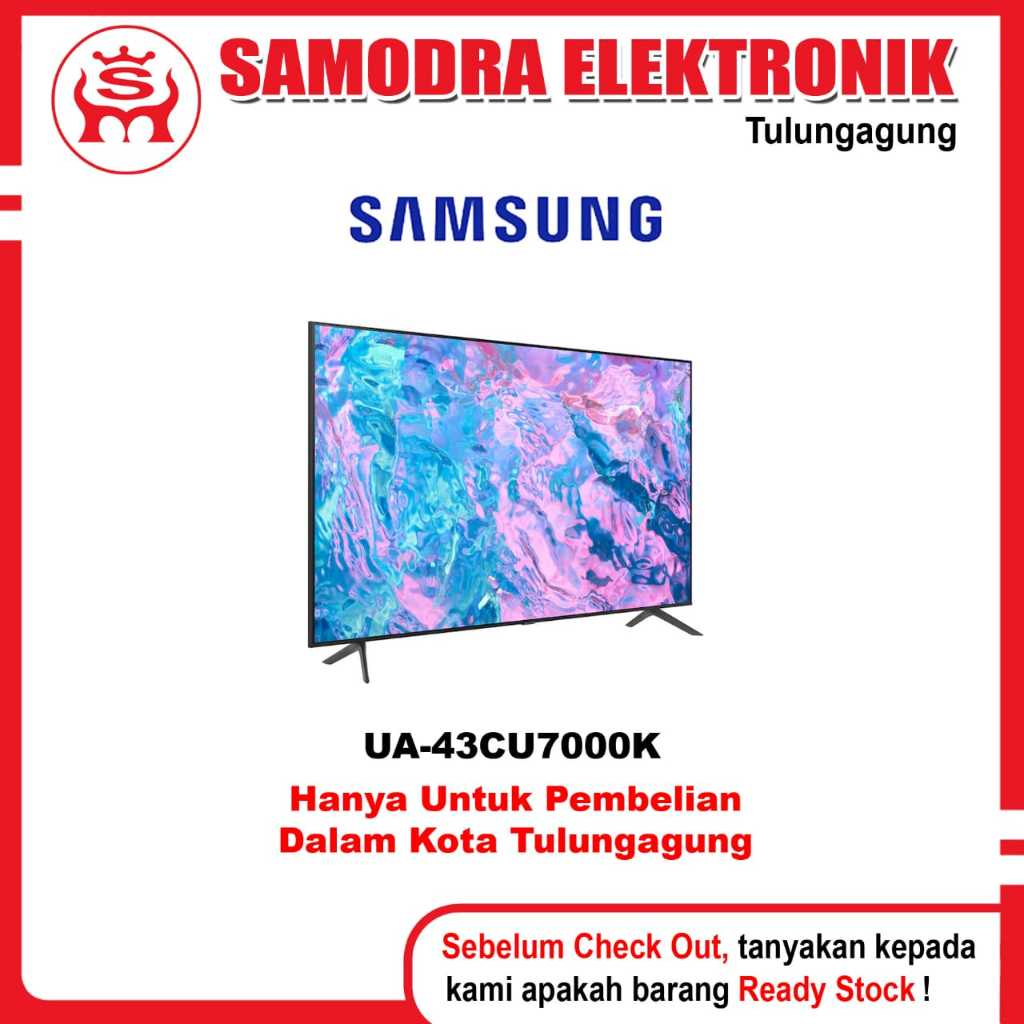 LED TV SAMSUNG UA-43CU7000K | Led UHD Smart Tv 43 Inch Samsung