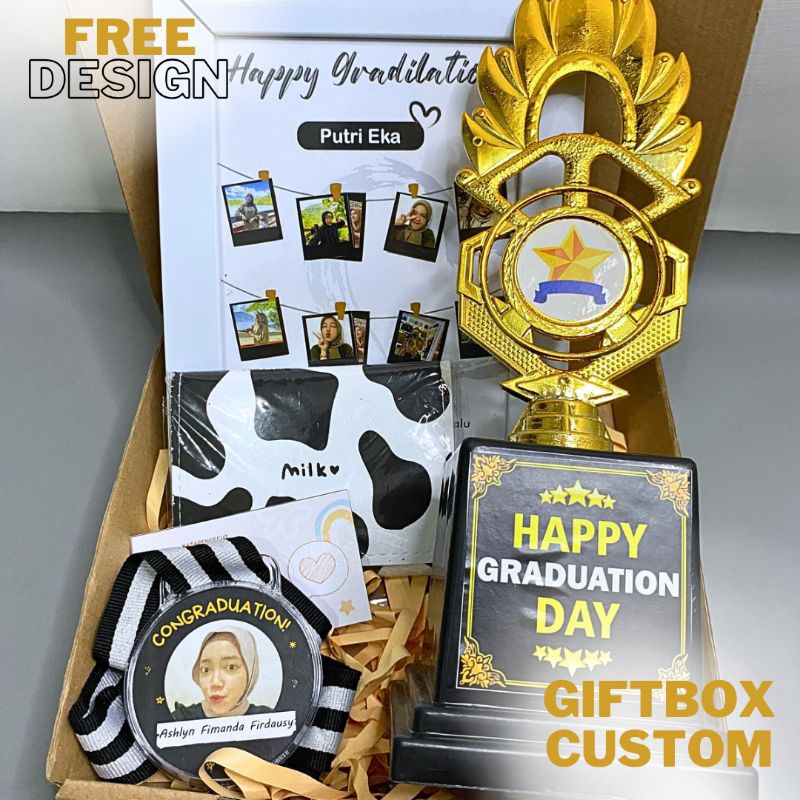 Paket Custom Gift Hampers Wisuda Graduation Sempro Semhas - Paket Kado Custom Gift Wisuda cowok - Ka