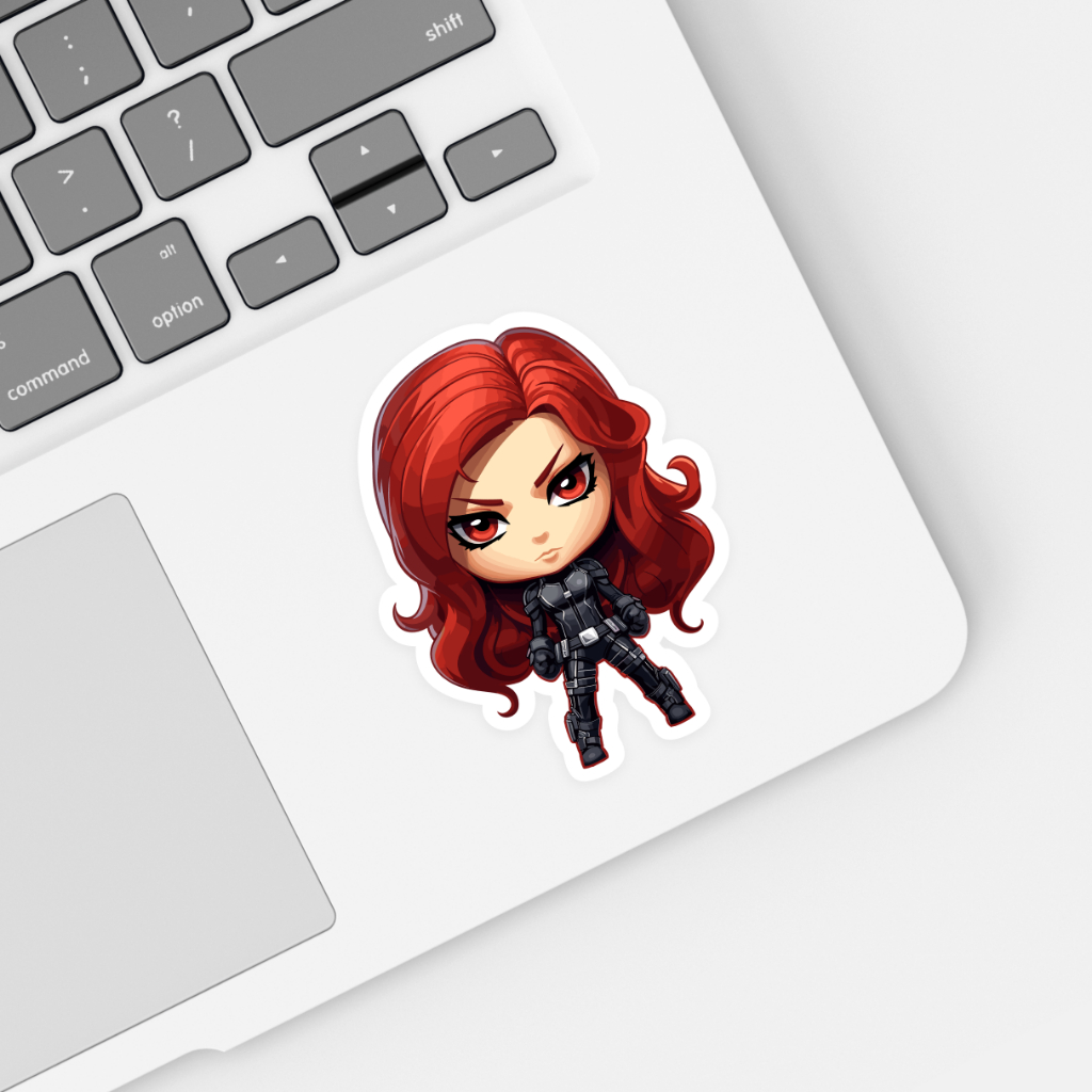 

Sticker Vinyl Black Widow