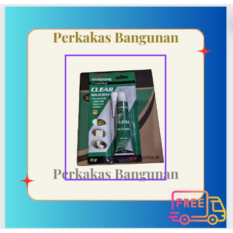 LEM KACA / LEM SILICON SEALANT TUBE / LEM AQUARIUM - HANDSOME 35GRAM KECIL