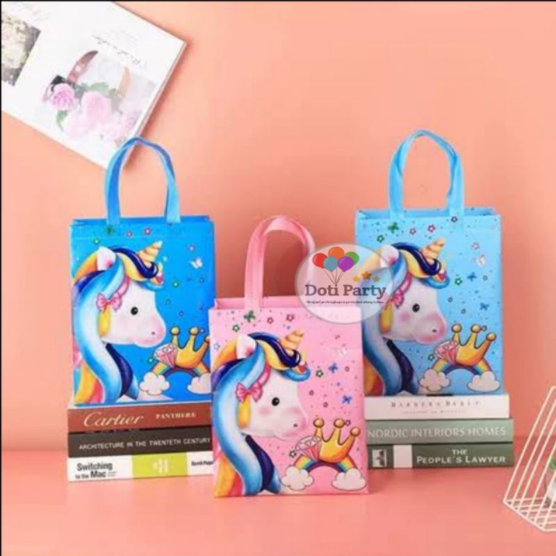 

Tas Souvernir Ulang Tahun / Goodie Bag / Tas Ulang Tahun Unicorn - M