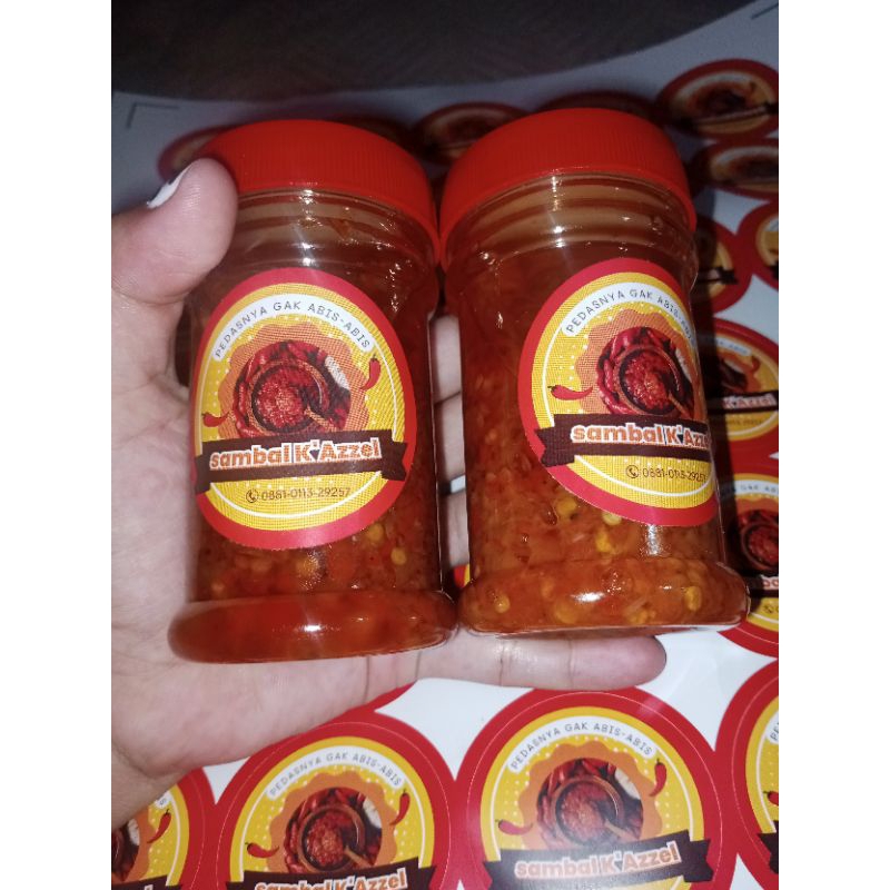

Promo sambal cumi 230gr selalu di kirim freshh