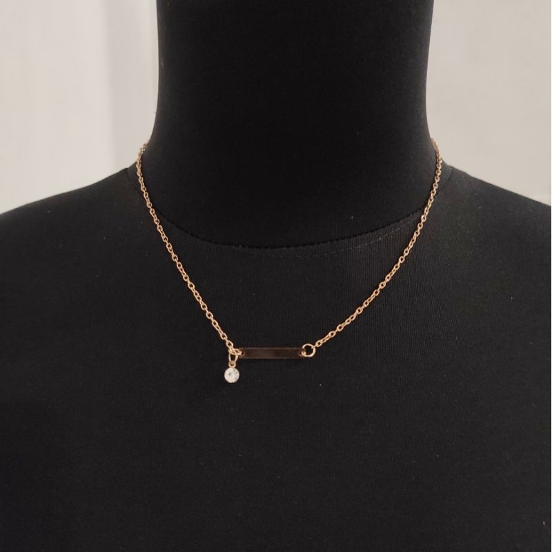 Kalung Gold Necklace Kalung Wanita Kalung Simple Kalung Elegan Kalung VO