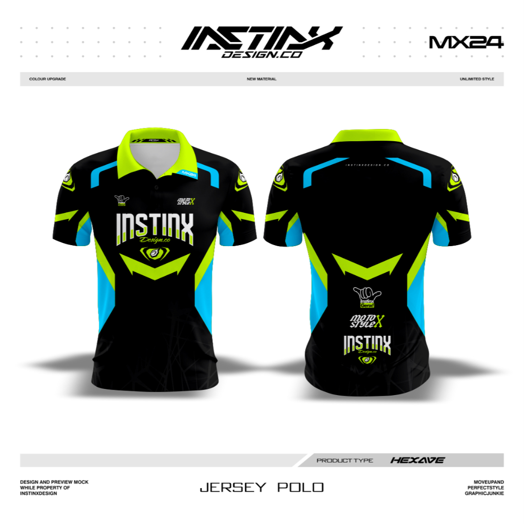 INSTINX DESIGN FACTORY -JERSEY RACING JERSEY CREW BALAP DRAG GTX ROADRACE SEPEDA KOMUNITAS COACH JER