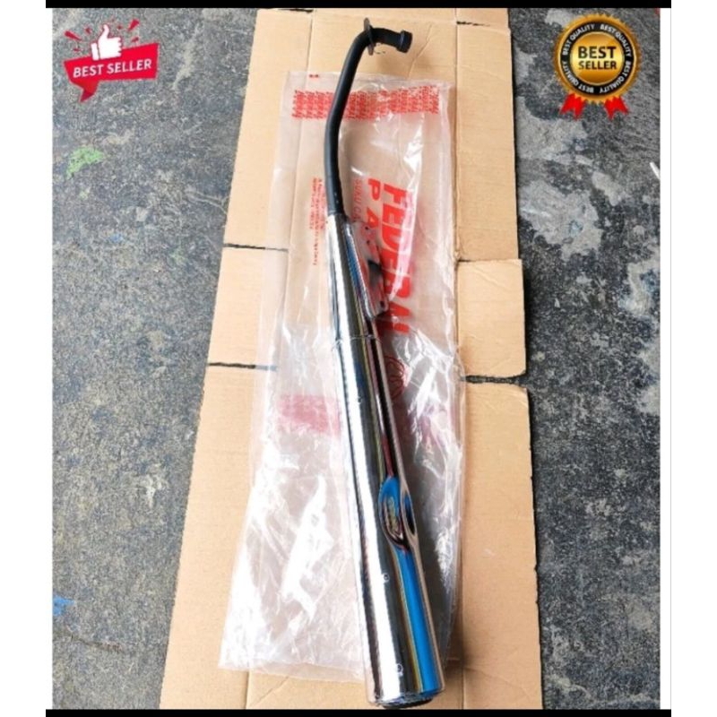 KNALPOT MOTOR HONDA SUPRA FIT ORIGINAL MUFFLER FEDERAL PART FP-18350-KRS-2100