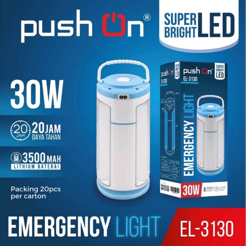 Lampu Emergency Push on 3130