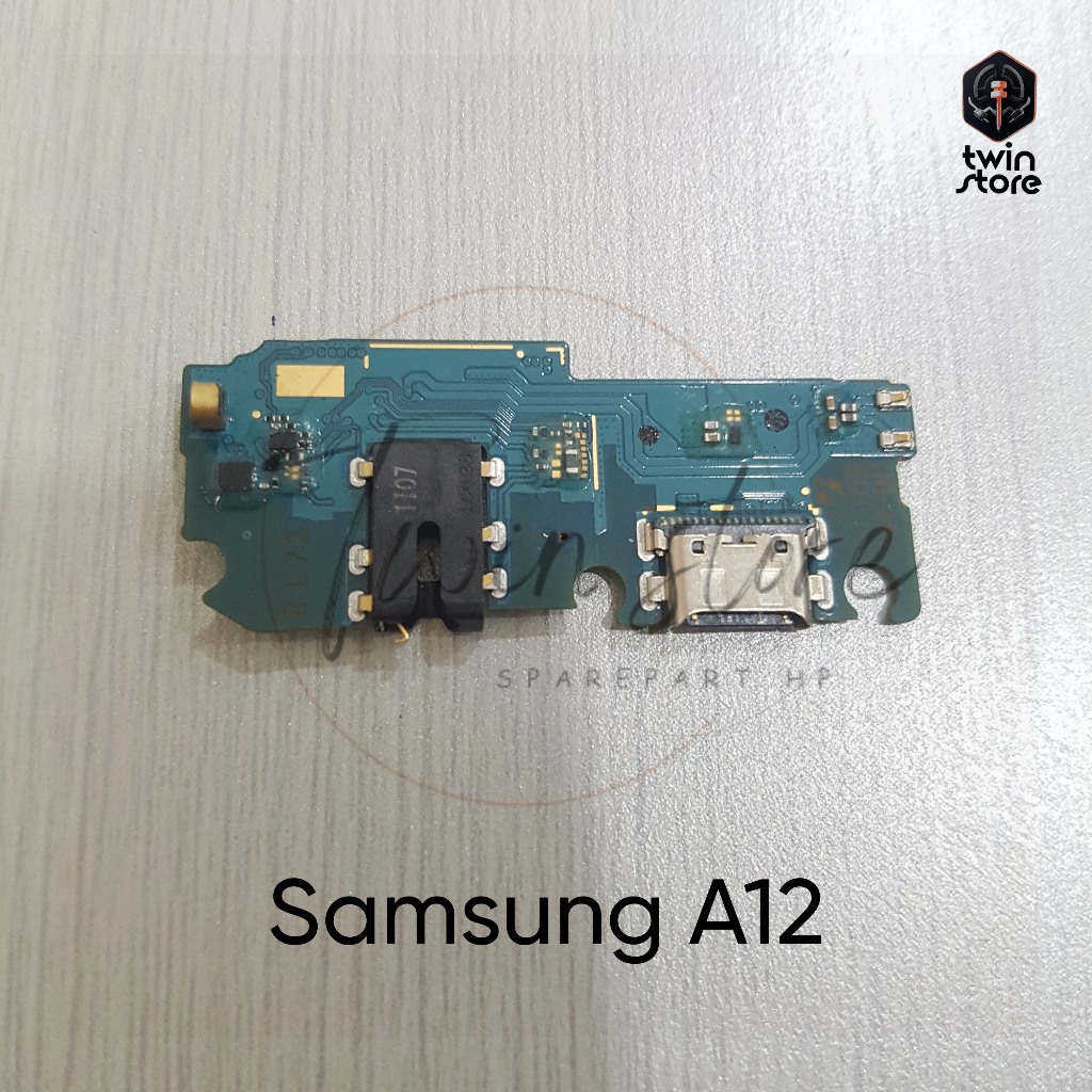 Papan Cas Konektor Charger Mic Samsung A12 Original