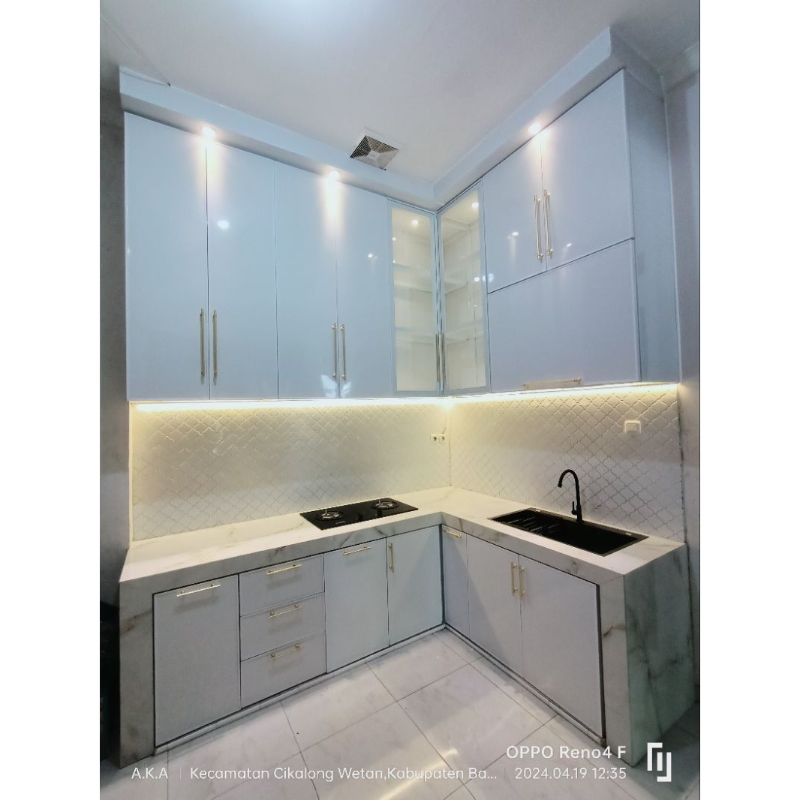 PROMO kitchen set aluminium kitchen set minimalis kitchen set anti rayap rak dapur kitchen set murah