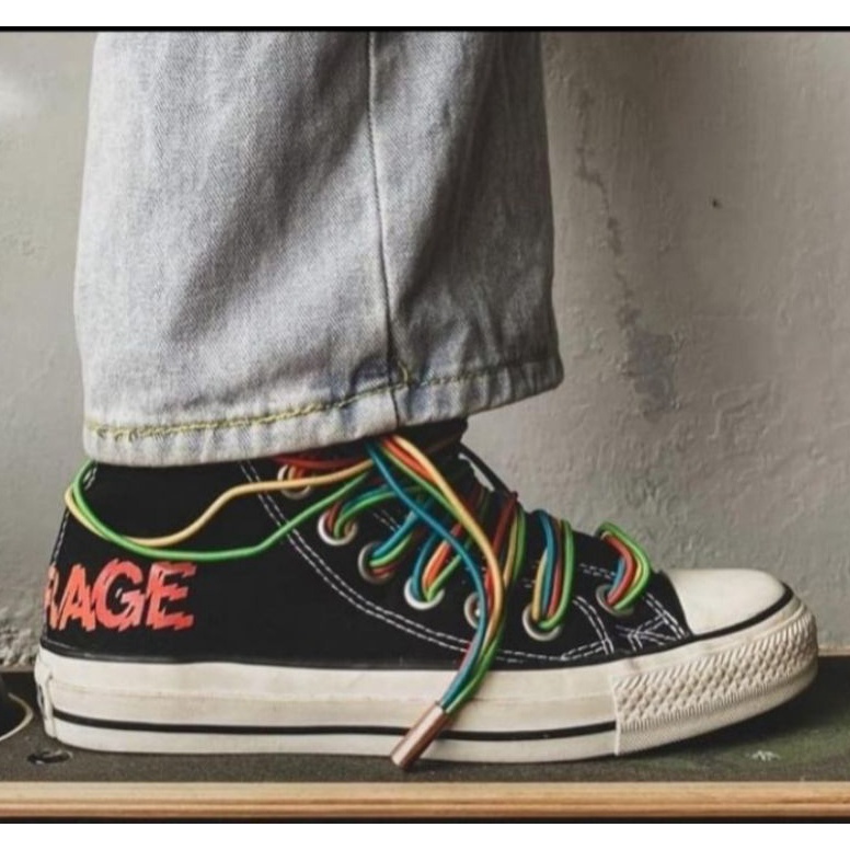 ART L18D laces acdc powerage  tali sepatu Converse acdc powerage high special product