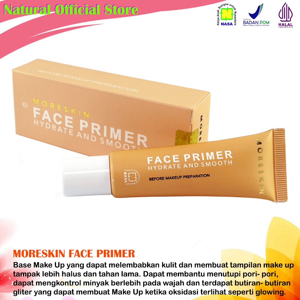 PRIMER MAKE UP MORESKIN FACE PRIMER
