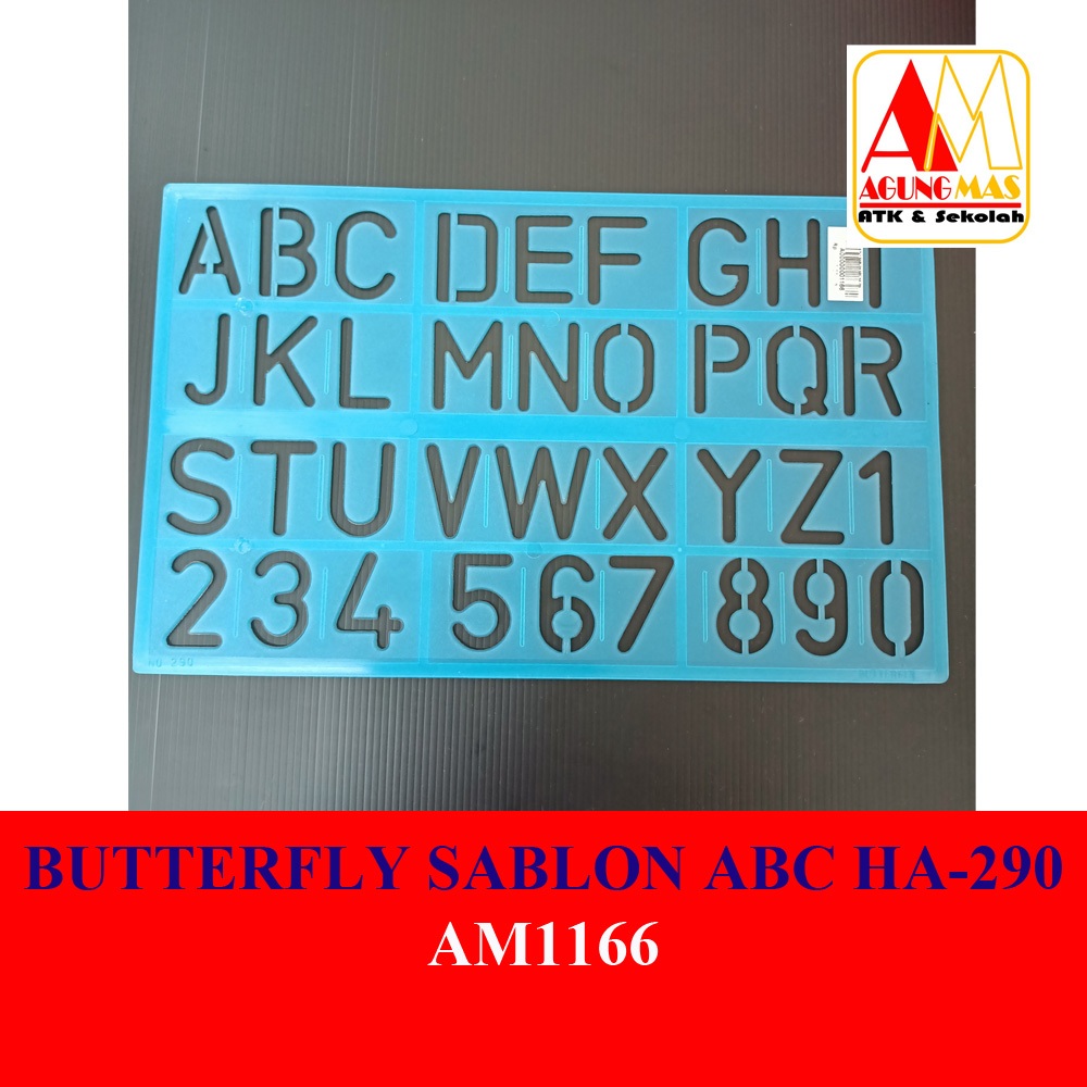 

BUTTERFLY SABLON ABC HA-290