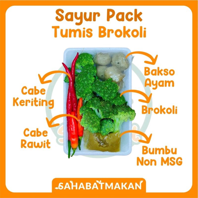 

Sayur Pack Tumis Brokoli | Sayur Fresh | Khusus Instan