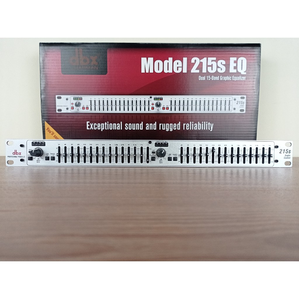 Equalizer DBX 215s / dbx 215s ( 2 x 15 Channel ) Silver / DBX 215 S