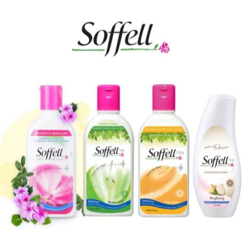 Soffell Anti Nyamuk Botol 60gr