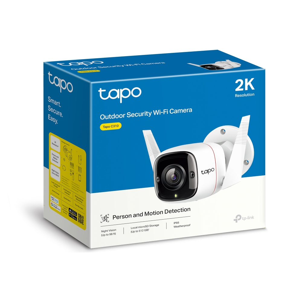 TP-LINK Tapo C310 CCTV IP Camera Wi-Fi kamera up to 128gb SD