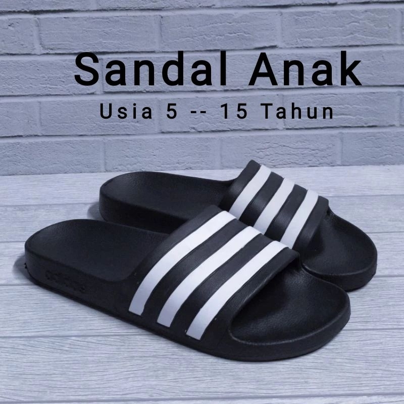 Sandal Selop Anak Laki Laki Terbaru Sandal Slip-On Anak & Dewasa Usia Tanggung Sandal Slop Kekinian