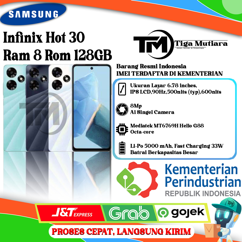 Infinix Hot 30 Ram 8/128GB | Ram 8/256GB