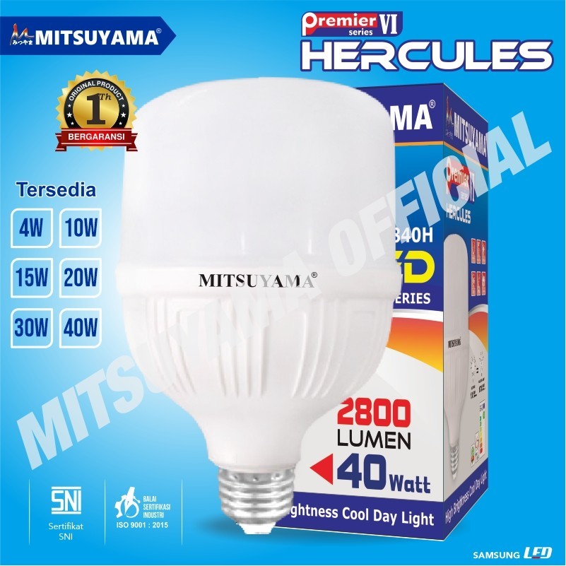 Bohlam LED KAPSUL Terang Premier Seri HERCULES MS-98XXH Mitsuyama - 5Watt