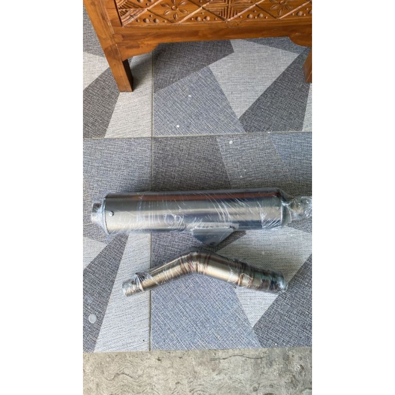 Knalpot Satria FU CKD Lubang 1 Original
