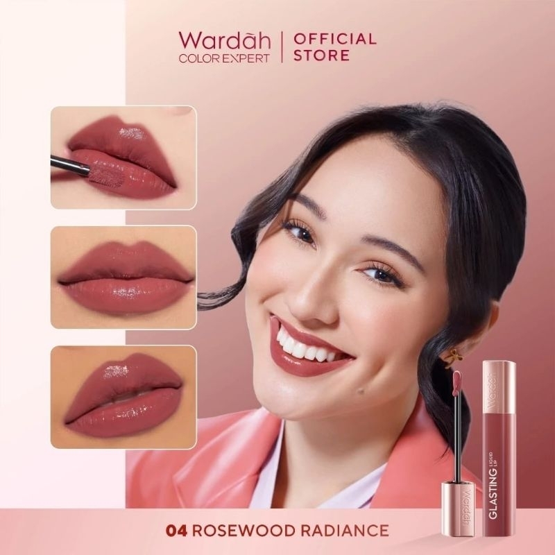 Wardah Glasting Liquid Lip Gloss Lipcream Matte Wardah