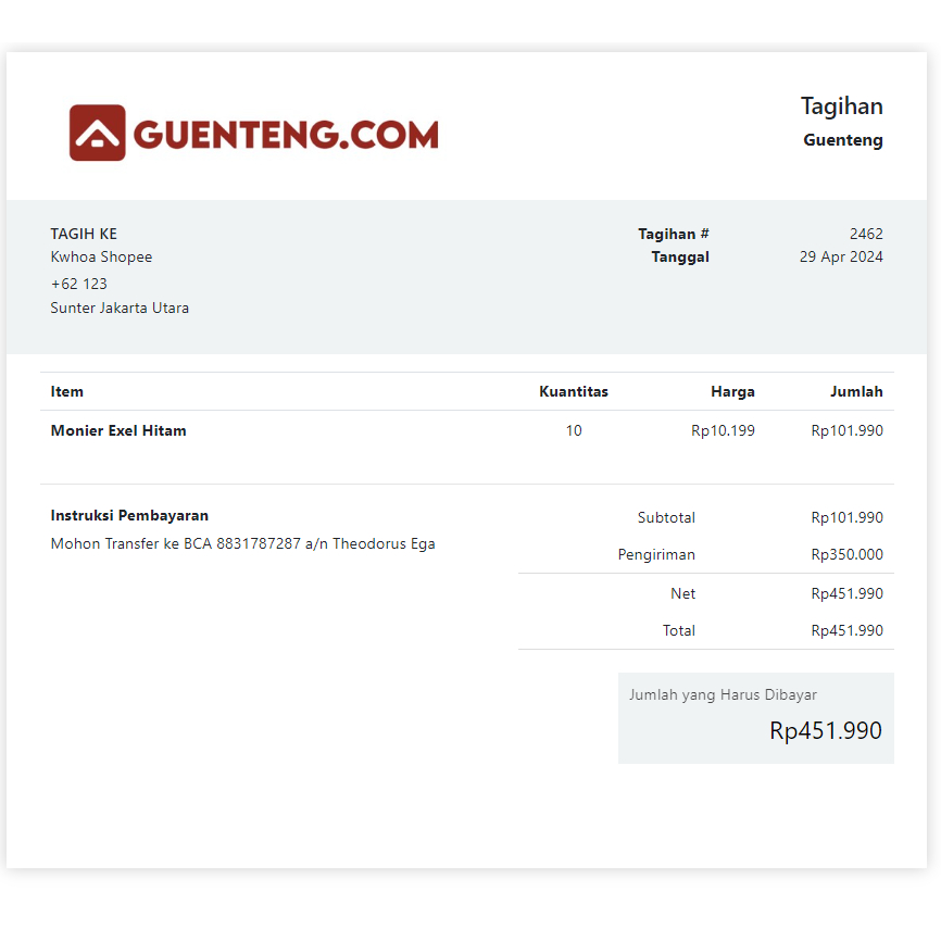 Genteng Beton Monier Exel Hitam