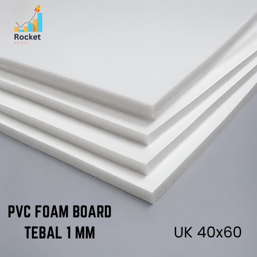 PVC Foam Board Tebal 1mm Ukuran 40x60 / PVC Foam / PVC Tebal 1mm