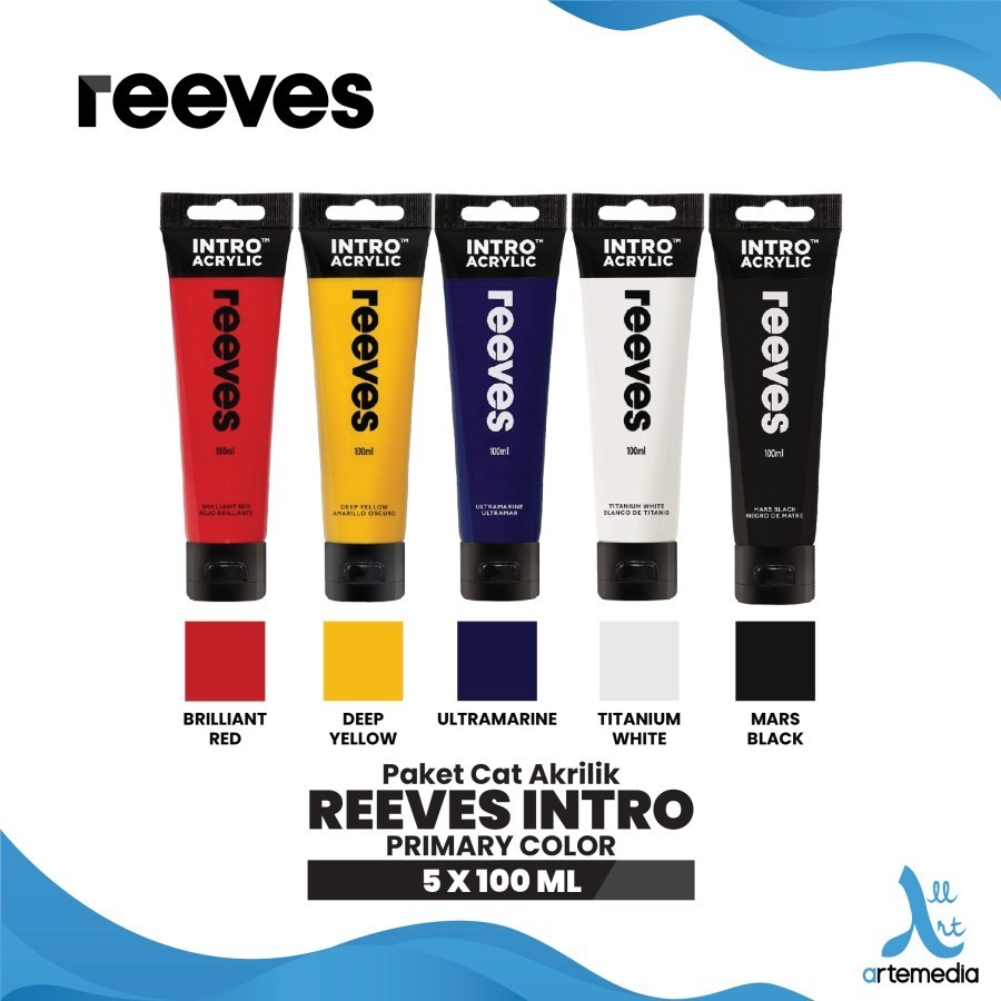 

H7Y Reeves Acrylic Intro 100ml Acrylic Paint Color Cat Akrilik