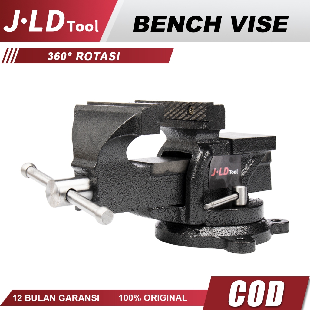 NEW PORODUK JLD 360 ROTATION CATOK CLAMP 3/4/5/6/8'' BENCH VISE RAGUM KLEM CATOK MEJA BESI CATOK