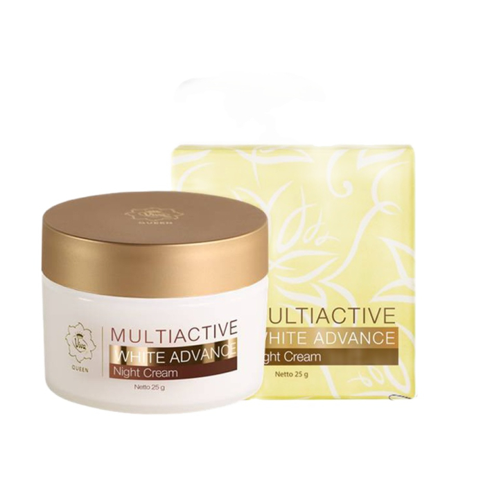 Multiactive Whitening Advance Night Cream White Viva Queen Krim Malam