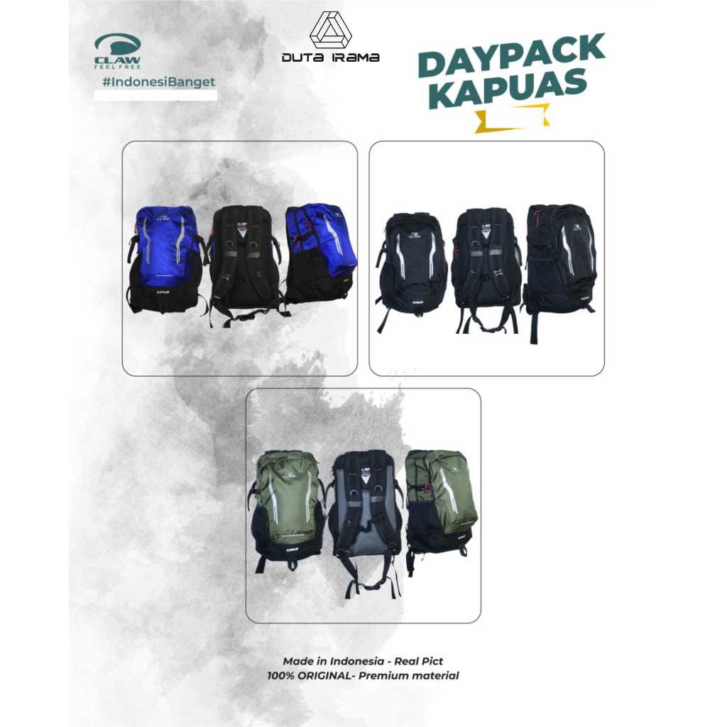 DUTAIRAMA - tas daypack 30 liter Claw Kapuas Series