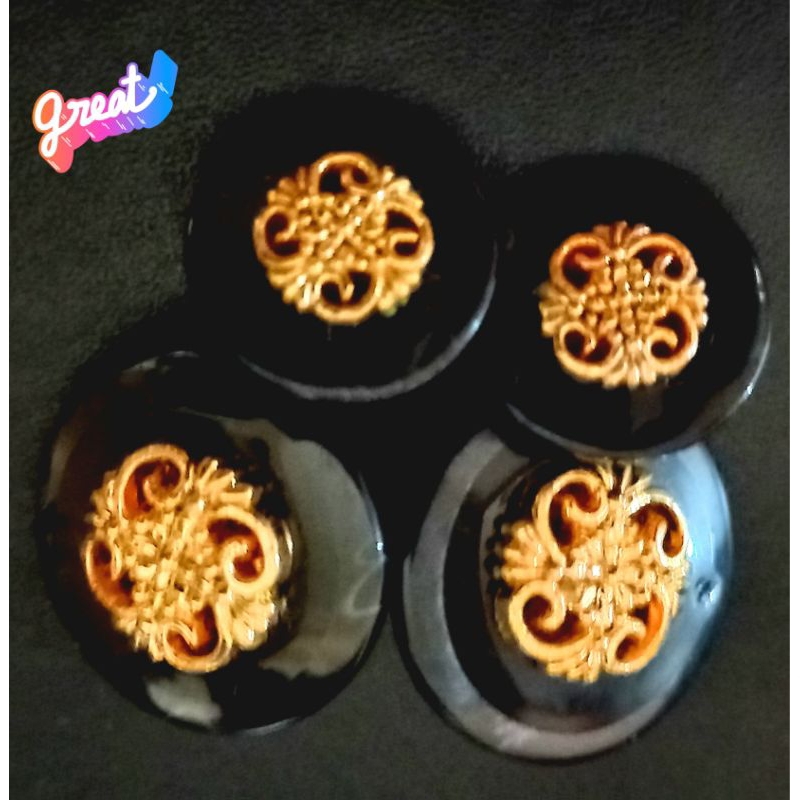 kancing baju/jas/blazer unik mewah isi 12pcs.Japan style