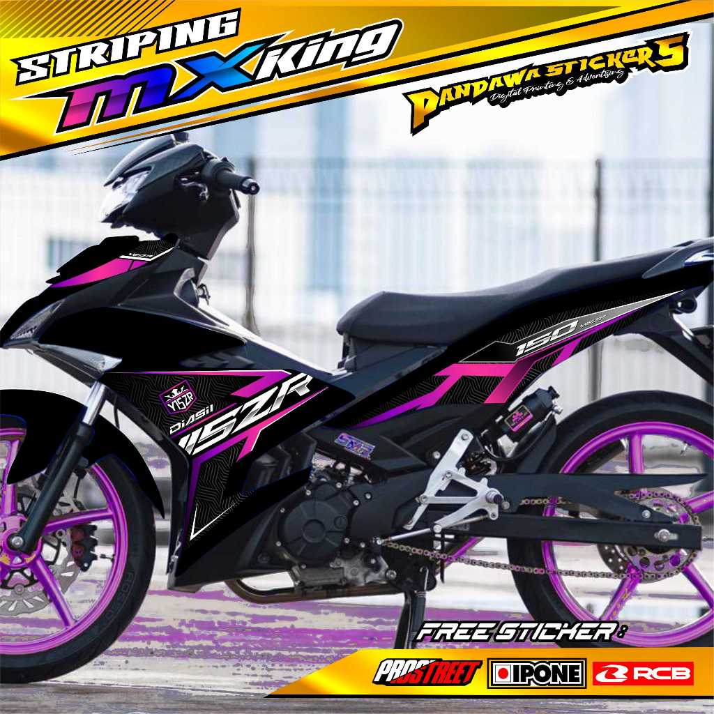 STRIPING VARIASI YAMAHA MX KING Y15ZR / STICKER LIST MOTOR MX KING Y15ZR