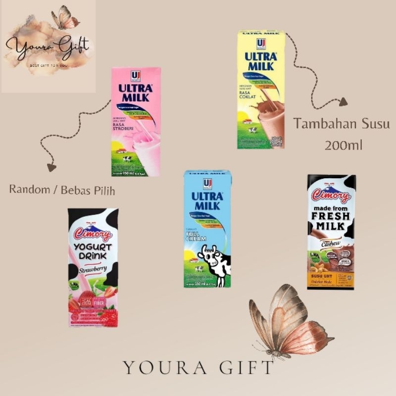 

Tambah susu 200ml