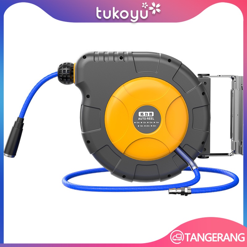 Automatic Air Hose Reel 25M/Selang Kompressor Krisbow Air Hose Reel