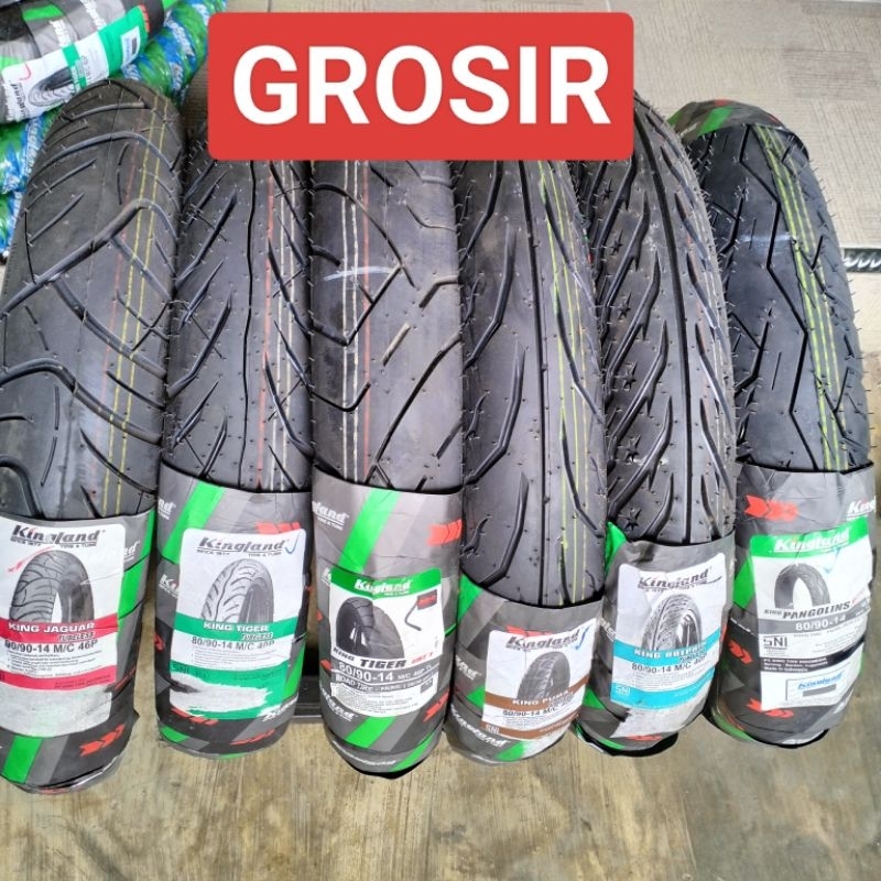 Grosir ban 80/90 14 kingland tubeless*